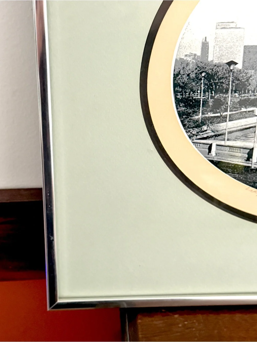 Lakefront Skyline Chicago Framed Matted Limited Ed Print #118/350-Wennersten